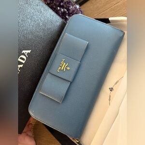 Prada Saffiano Ribbon Wallet FINAL PRICE